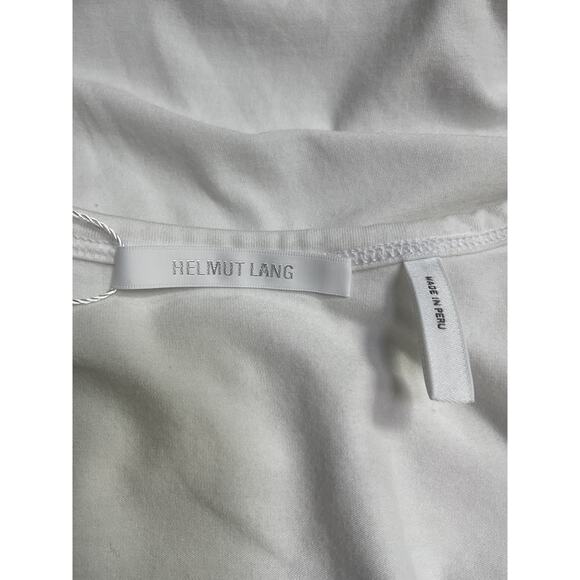 Helmut Lang 'Baby' White Cotton Tee Size S - Picture 2 of 4